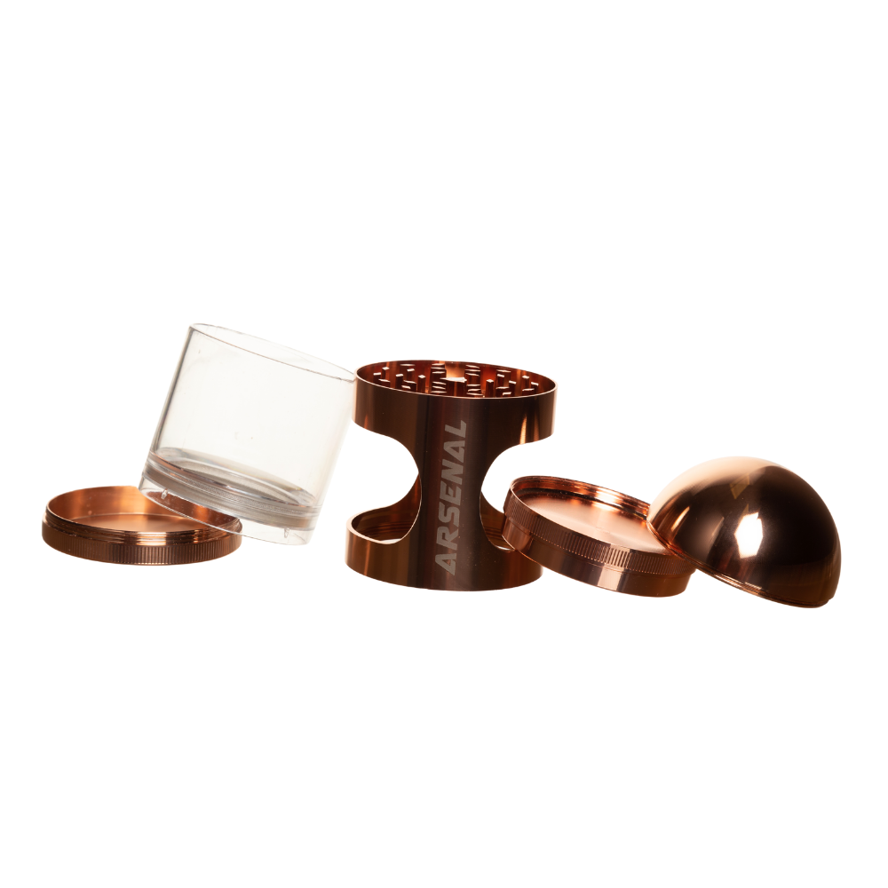 Arsenal Shiny Dome Chamber 63mm 5-Pc Grinder - (Display of 3) - HX155RG